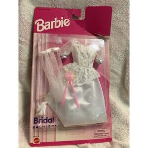 Barbie Vintage BRIDAL FASHIONS Wedding Dress #68065-98 New Sealed 1996 Mattel